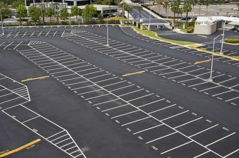 Resurfaced Parking Lot